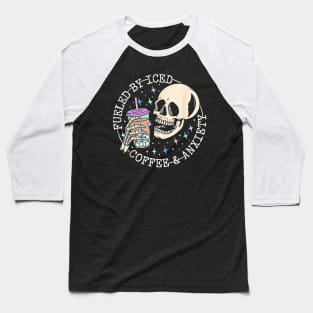 Skull Coffee Baseball T-Shirt